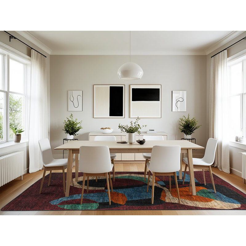 Angelyka Abstract Indoor Rug, Rectangle 7' x 10'