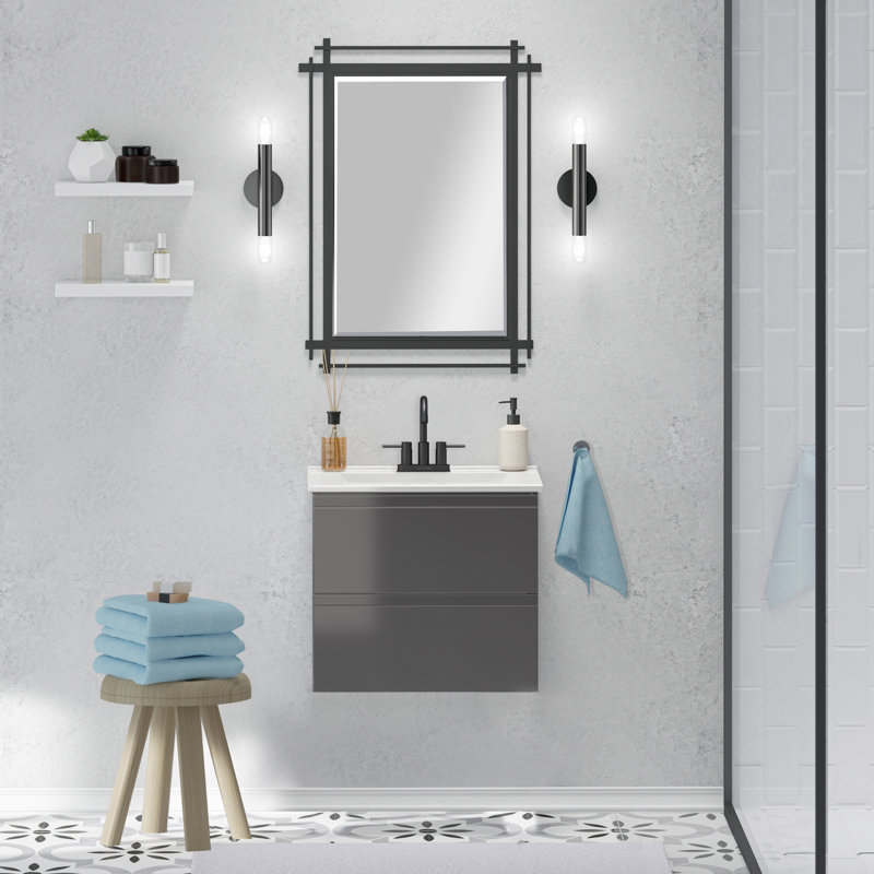  Combo suspendu 30 po gris lustré, 30"