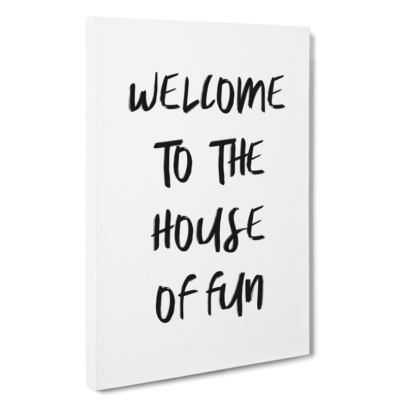 House Of Fun - Wrapped Canvas, 91cm H x 60cm W x 3cm D