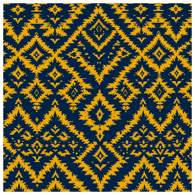 Yellow Geometric Pattern Double Sided Throw Pillows, 26 x 26 inches
