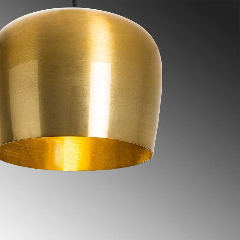 Lustre moderne élégant, finition vintage, 8,7 x 8,7 x 47,2 pouces | Corps en métal avec hauteur réglable, douille E27 (40 W maximum), indice de protection IP20 | Parfait pour les décors glamour et scandinaves, solution d'éclairage polyvalente