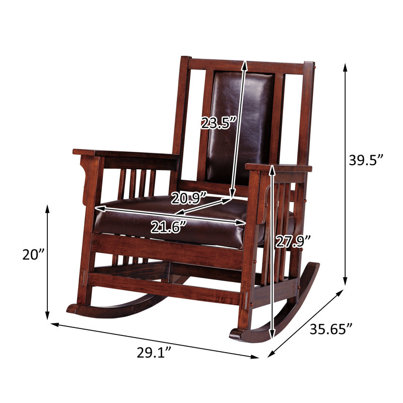 Shamila Solid Wood Rocking Chair