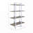 Libby Chrome Finish Bookshelf