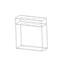 Baccari 80cm Console Table