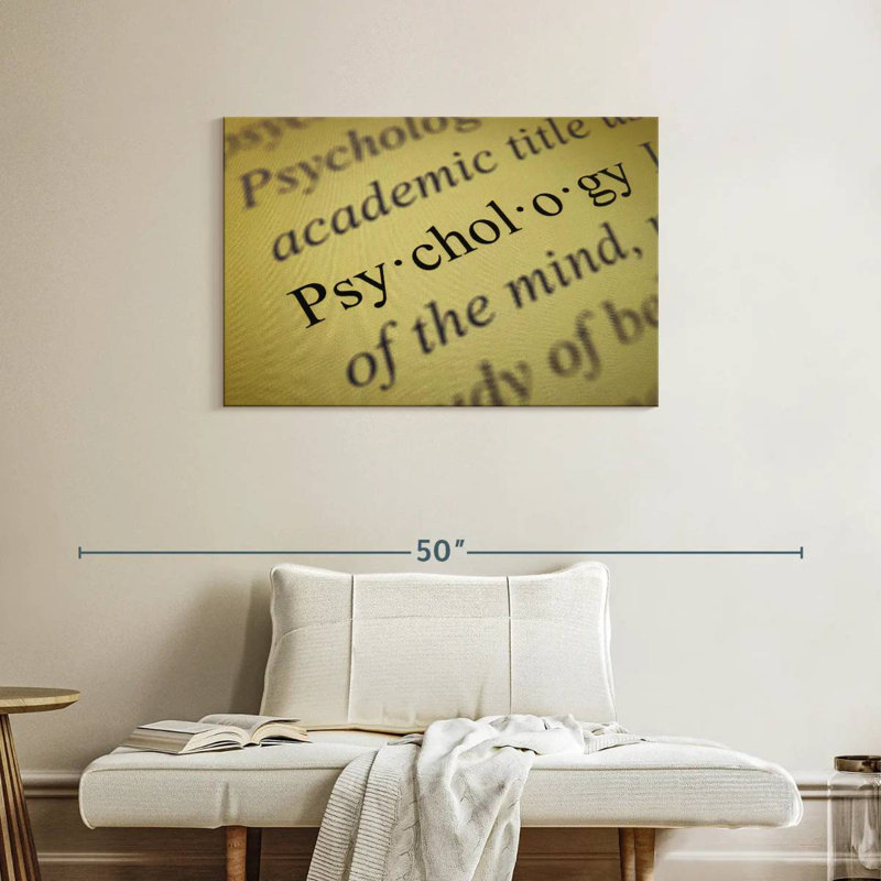Mot de psychologie d'Alcaraz, H 24 po x l 36 po