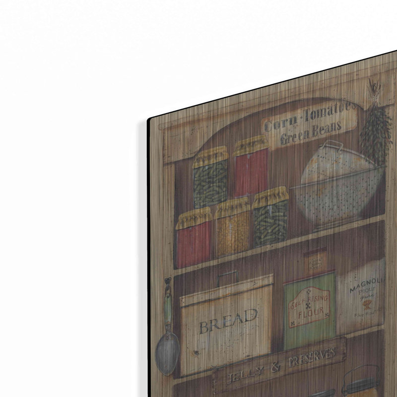 «Farmhouse Pantry II» par Pam Britton, August Grove®, art mural en métal, H 24 po x l 12 po