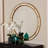 Baxton Studio Itta Antique Round Accent Mirror