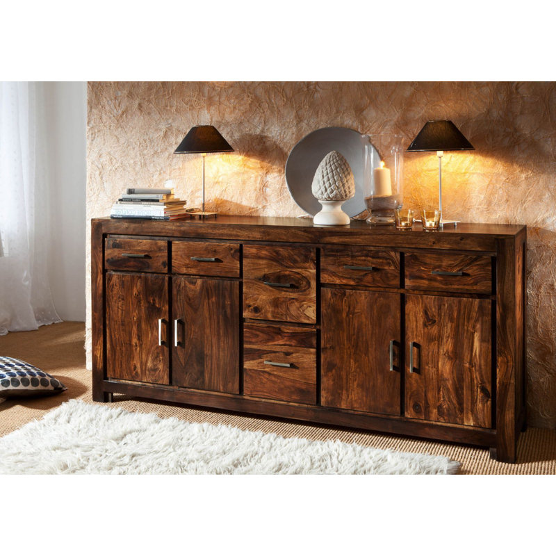 Metro Life 200cm Solid Wood Sideboard