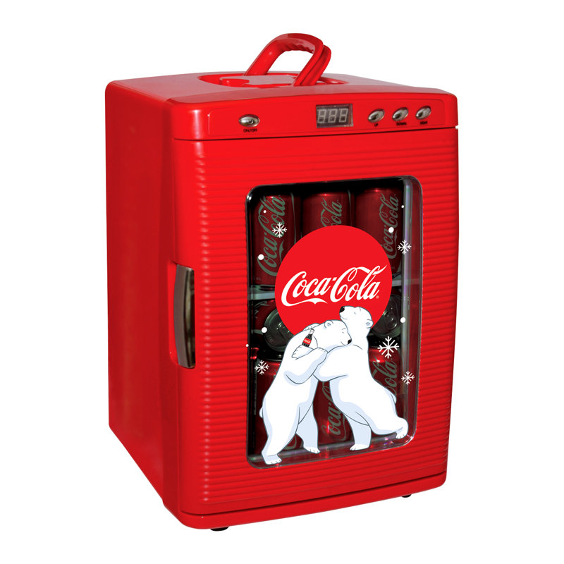 Coca-Cola 28 Can Countertop Mini Fridge, Red