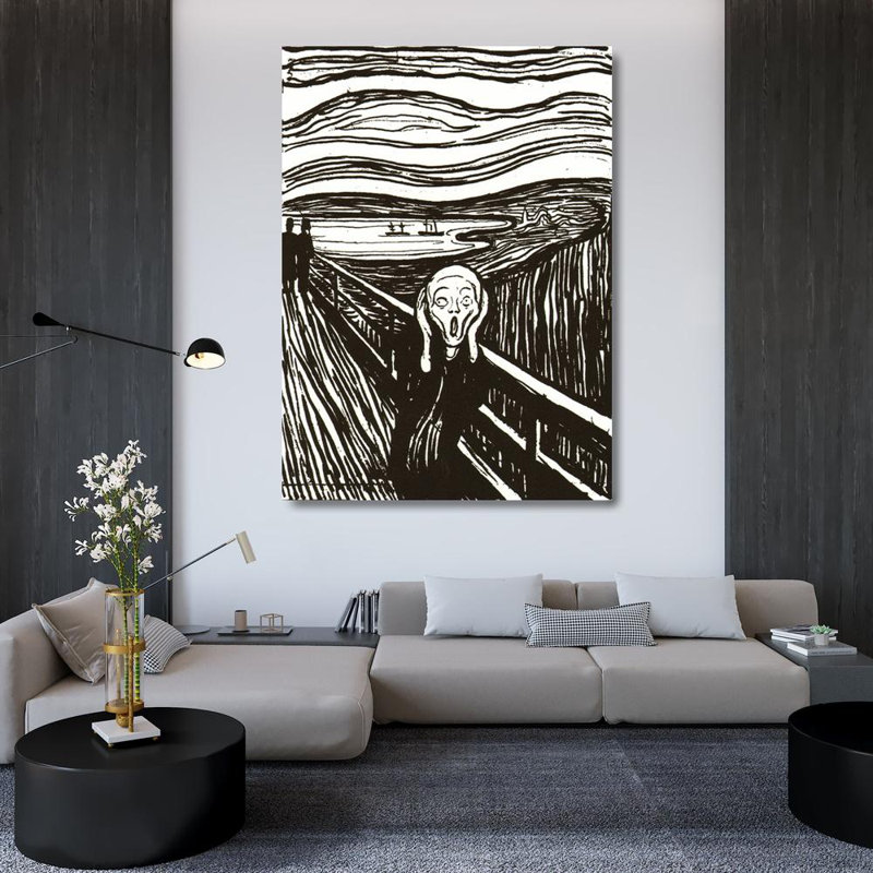 The Scream, 48" H x 35" W
