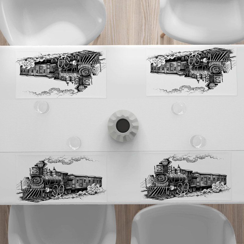 Polyester Abstract Rectangle Placemat