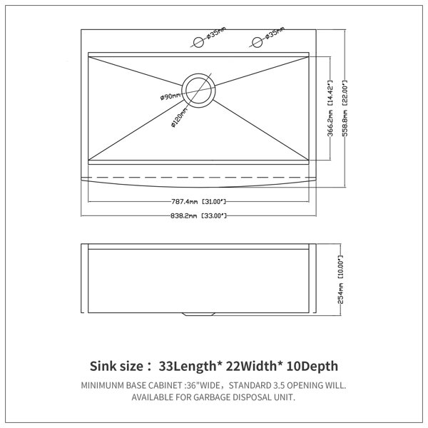 Dimensions du produit