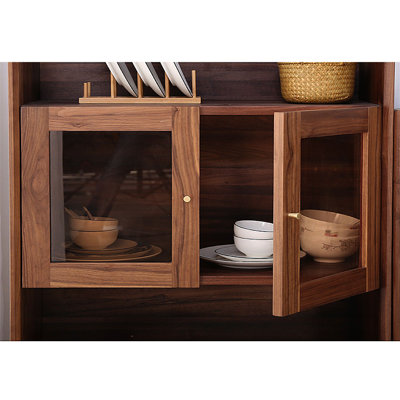 Buffet simple en bois massif