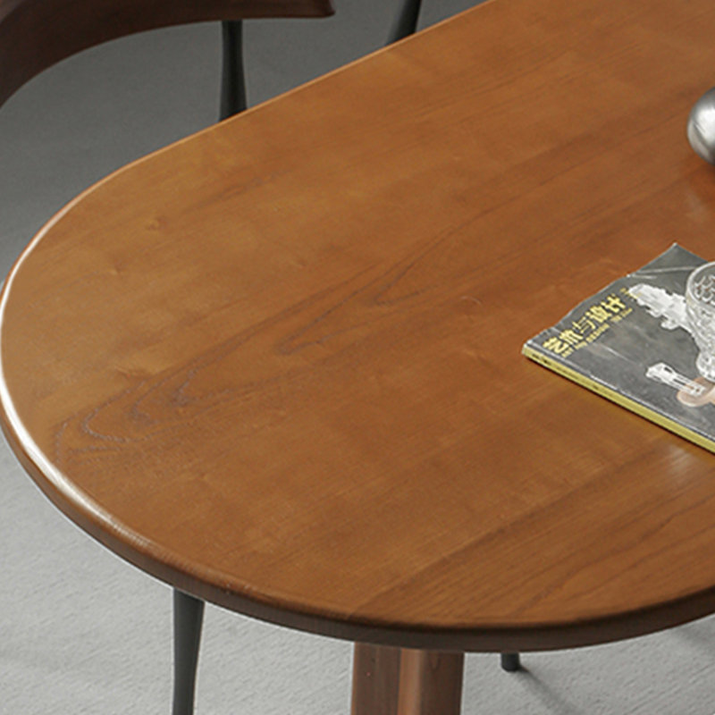 Ensembles de table de salle à manger rétro en bois massif., H 29,53 po x L 27,56 po x l 62,99 po
