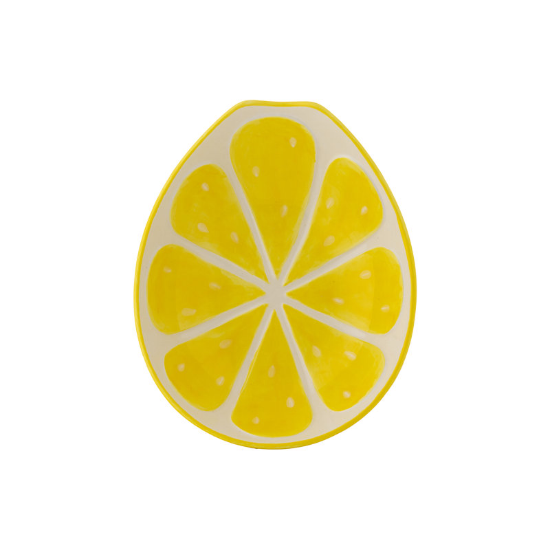 World Foods Lemon Oval Bowl