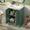 Meuble-lavabo moderne avec rangement à fermeture en douceur et tablette réglable