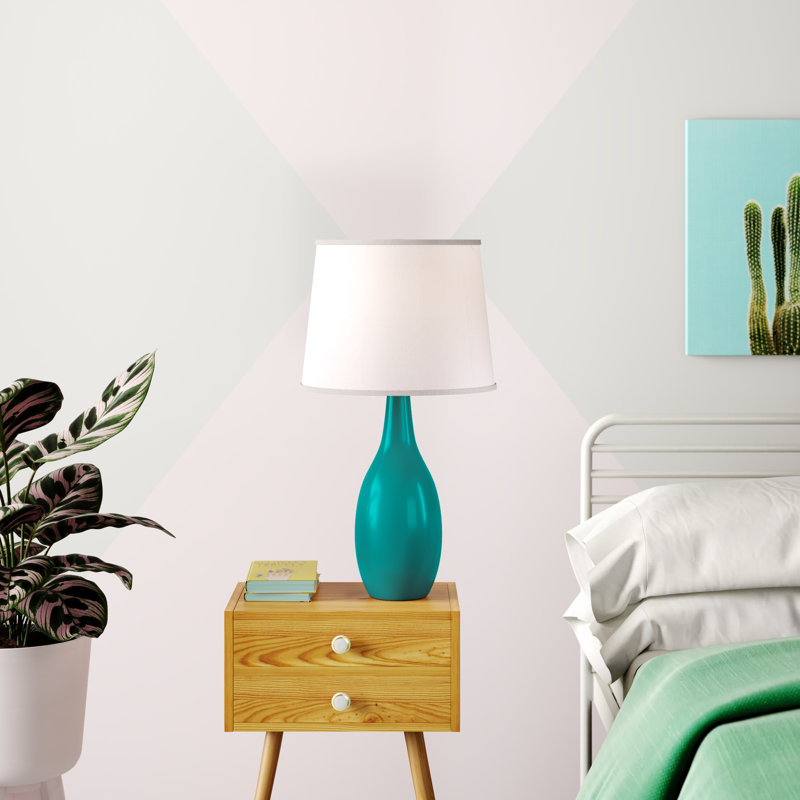 Lampe de table standard Abdiasis, Turquoise