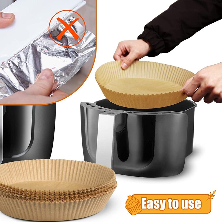Air Fryer Liners 100 Pieces Non-stick Disposable Paper Liner,food