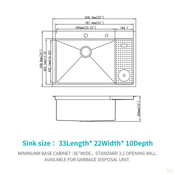 Dimensions du produit