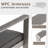 Aitzol 54'' Wide Straight Aluminum Loveseat And Coffee Table with Cushions