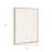 Modern Geo Shapes Brown Shadowbox Wall Art