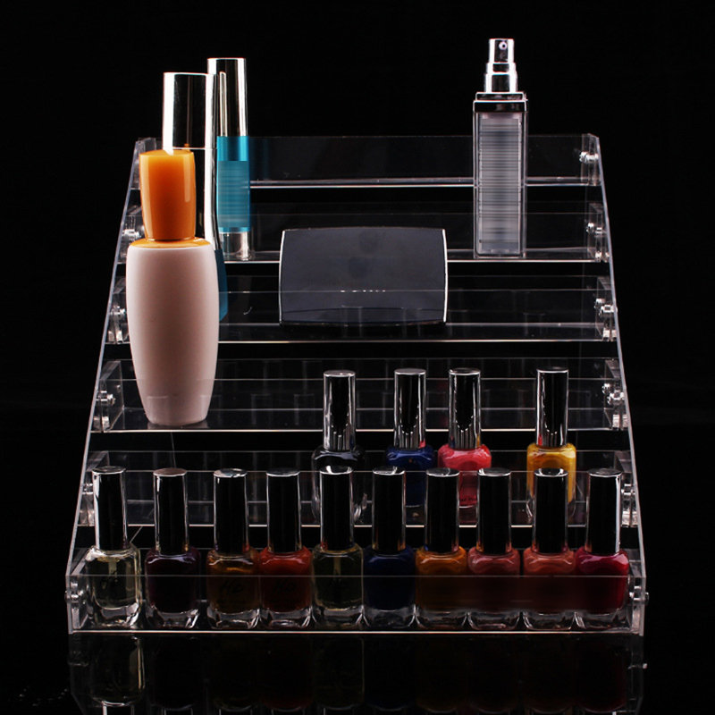 Mellinger Acrylic 6 Compartment Makeup Organizer