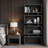 Modern Geometric Abstract Standard Bookcase-1401503481