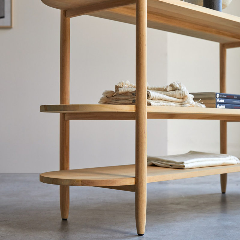 Poline 55.12'' Solid Wood Console Table