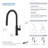 Novo Single Handle Pull Down Kitchen Faucet-123809212