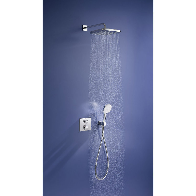 Grohtherm® Single Function 2-Handle Thermostatic Trim, Chrome