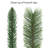 118 in. Lighted Fresh Faux Artificial Garland
