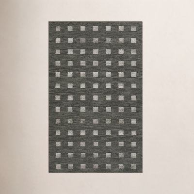 Lanora Hand-Tufted Geometric Wool Rug