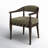 Clendon Leather Arm Chair-221020256