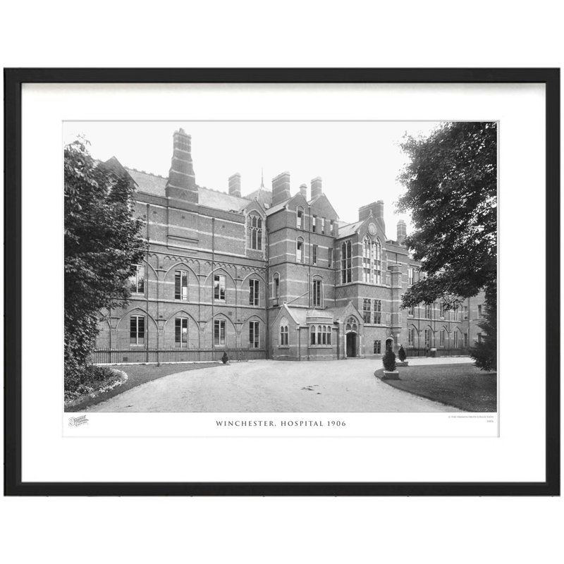 Winchester, Hospital 1906 by Francis Frith - Single Picture Frame Print, 28cm H x 36cm W x 2.3cm D