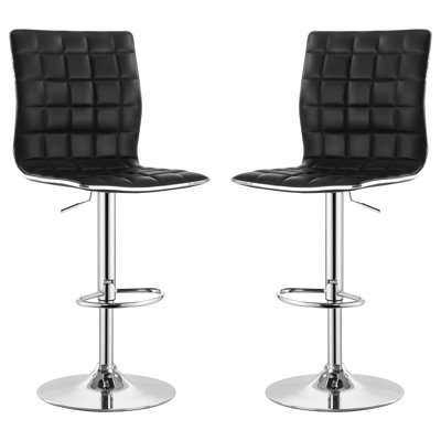 Tabouret de bar rotatif à hauteur ajustable Iancarlo