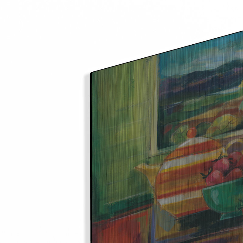  «View Through The Window C» par Silvia Vassileva, art mural en métal, H 16 po x l 24 po