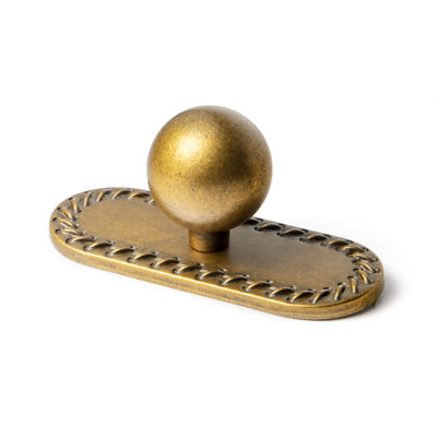 Bouton rond de 1 po avec contre-plaque