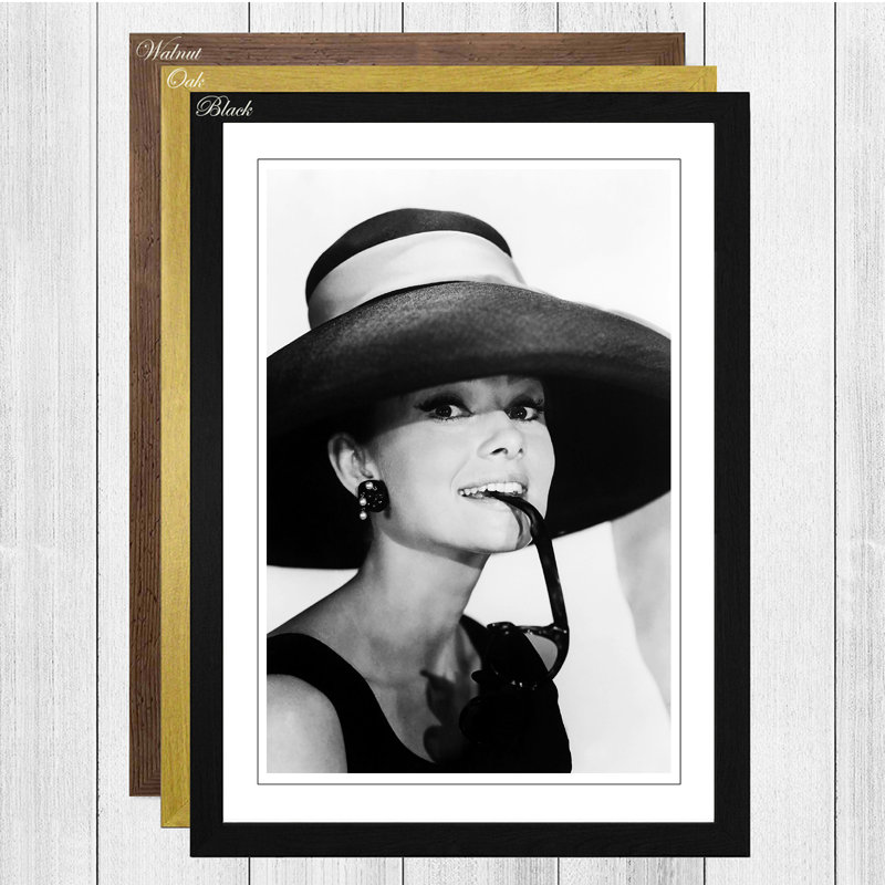 Single Picture Frame Print, Black