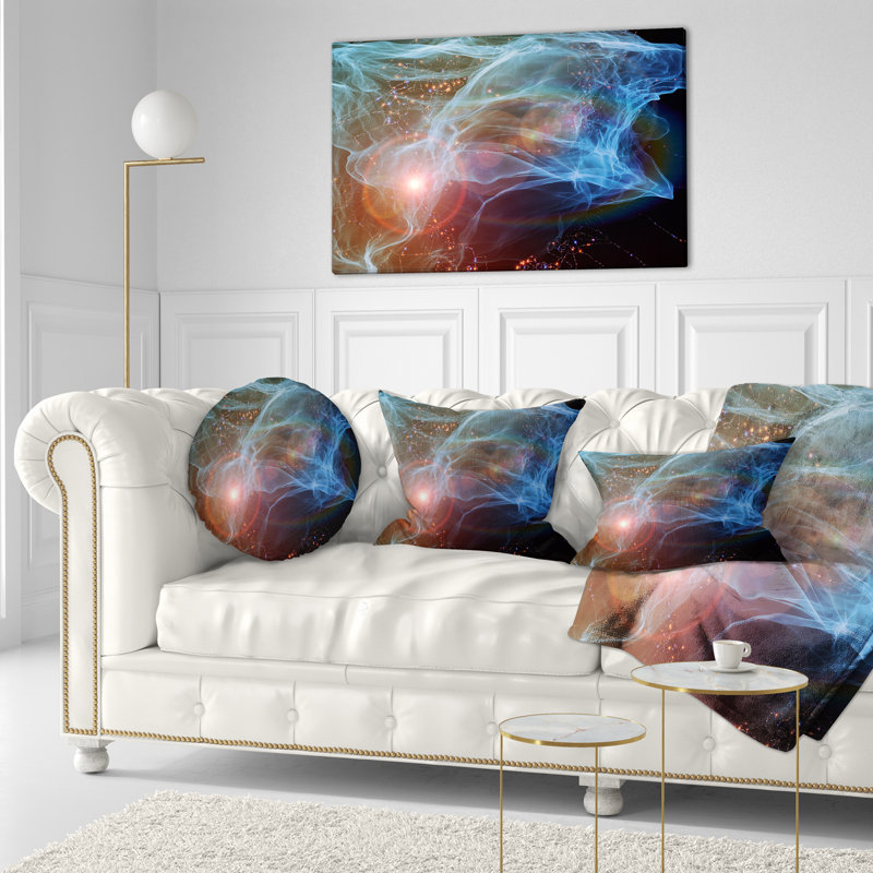 Abstract Reversible Throw Pillow