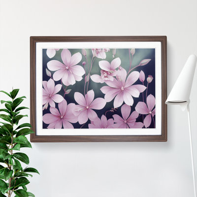 Cheerful Flowers - Single Picture Frame Print