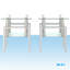 Ensemble de tables de bout en verre de 20,5 po de hauteur Euphrasie-1288960744-1288960742