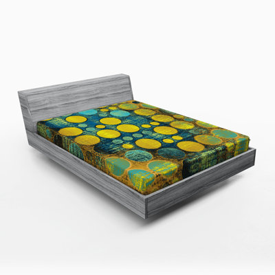 Polka Dot Microfiber Polka Dots Fitted Sheet