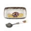Spode Woodland Turkey Cranberry Dish W-Slotted Spoon