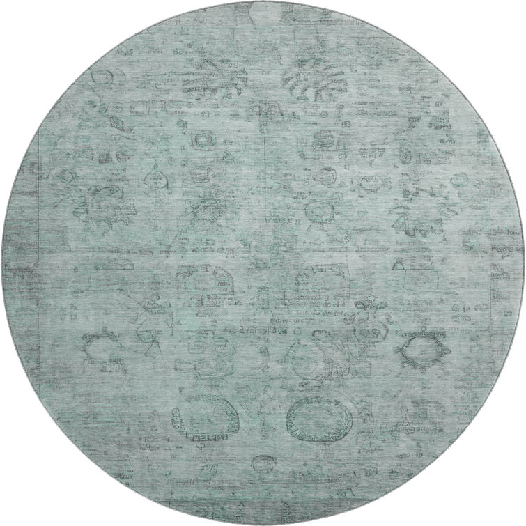 Premium Machine Washable Verlin AMF1769 Border Rug