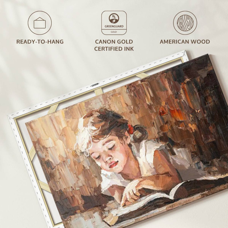 Little Girl Reading