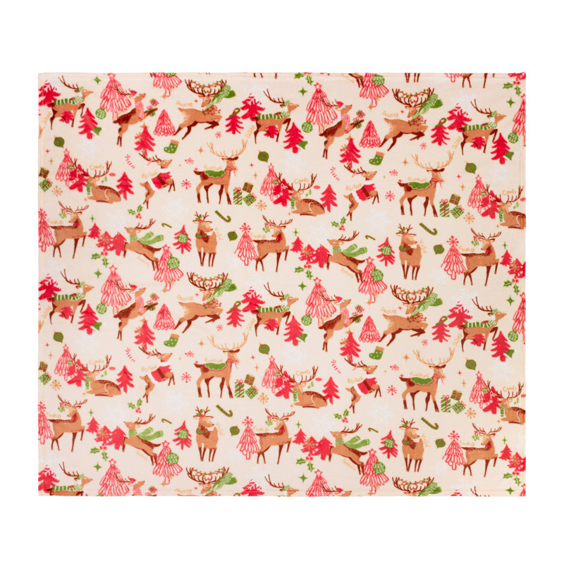 The Seasonal Aisle Sleigh Team Throw