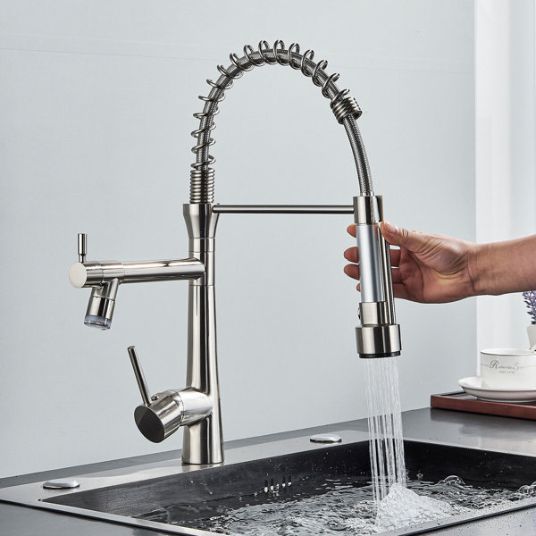 Senlesen Pull Down Kitchen Faucet | Wayfair