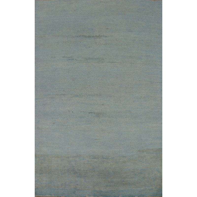 Tapis bleu 3 pi x 5 po Gabbeh