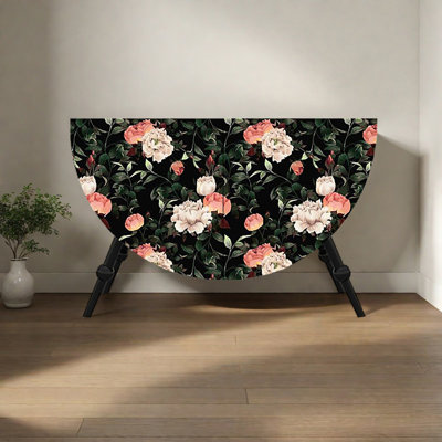 Armoire décorative semi-circulaire