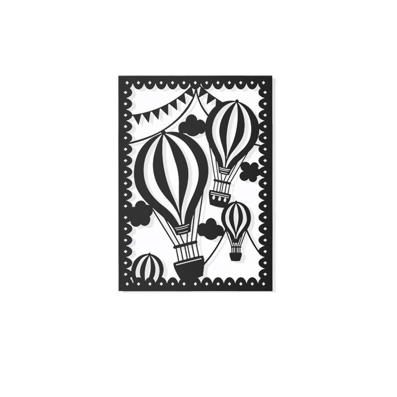 Élégant accessoire mural décoratif en métal, noir, 19,7 po x 27,6 po | Fabrication 100% métal, épaisseur: 0,08 pouce | Conception murale facile à installer, parfaite pour les décors modernes et les espaces de bureau